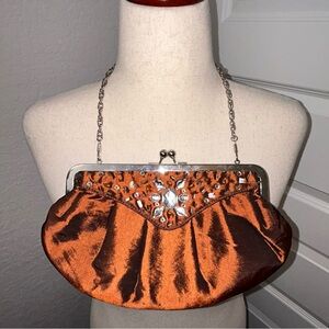 IN’s Embellished Sequins Kiss Lock Evening Purse Bag
